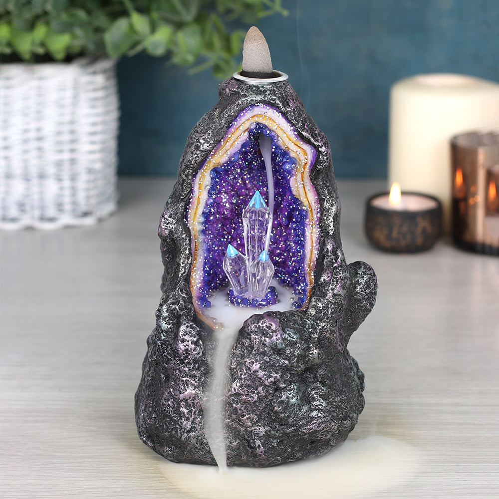 Iridescent Glowing Incense Burner