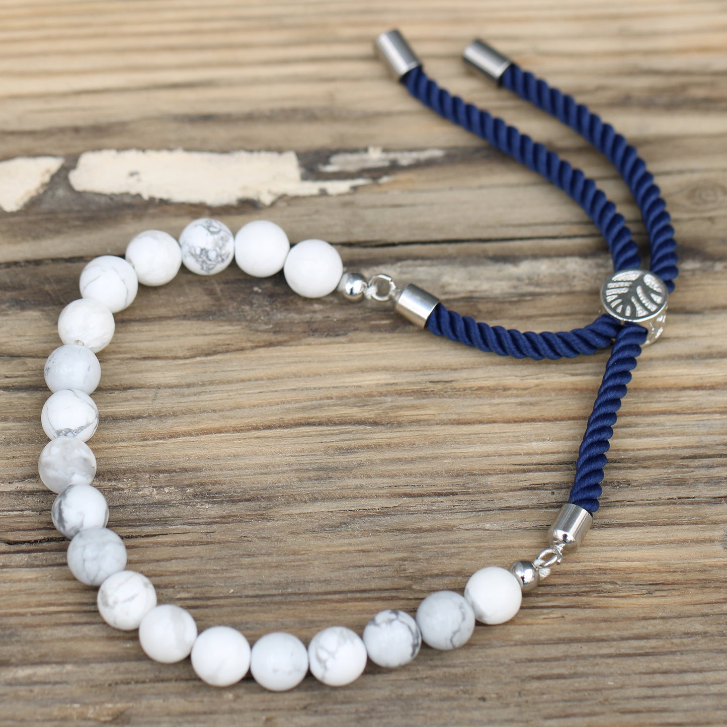 Plated Gemstone String Bracelets (Variants)