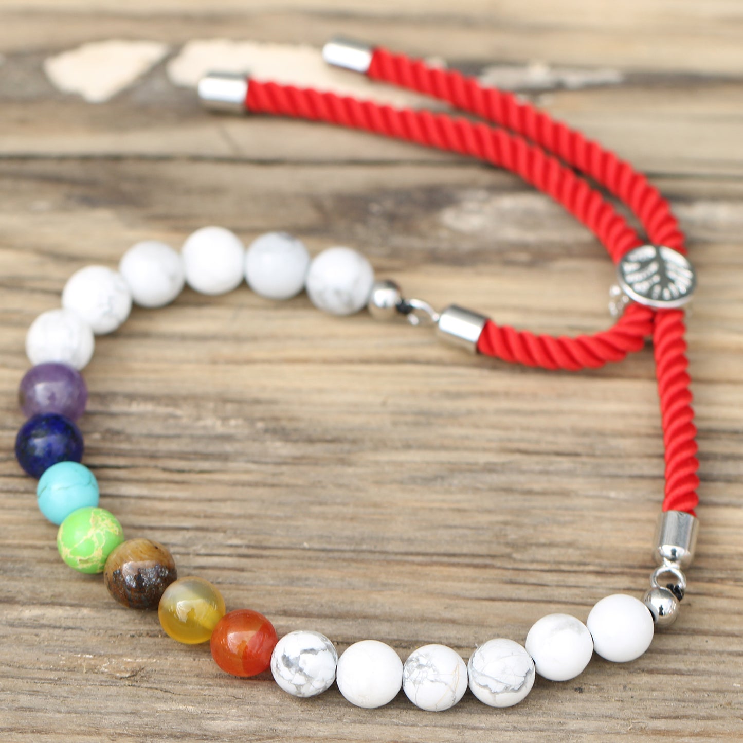 Plated Gemstone String Bracelets (Variants)