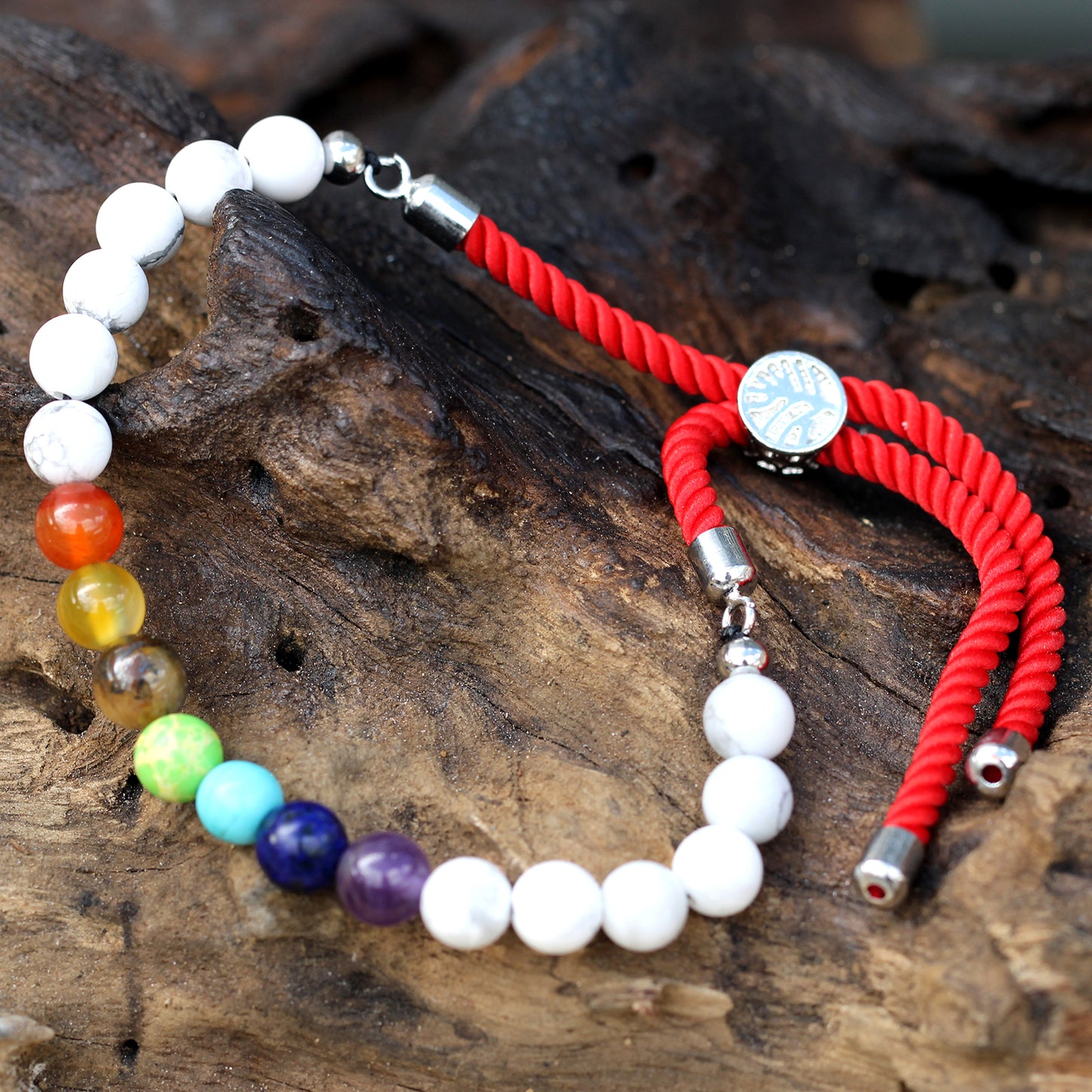 Plated Gemstone String Bracelets (Variants)