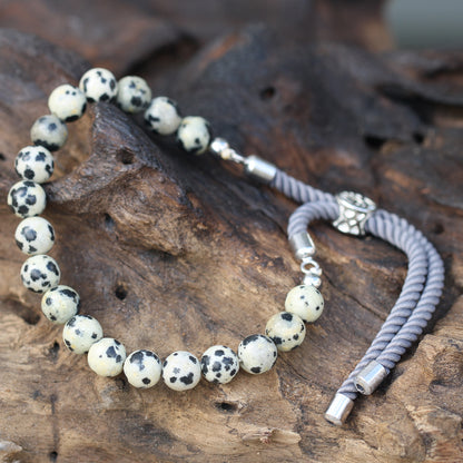 Plated Gemstone String Bracelets (Variants)