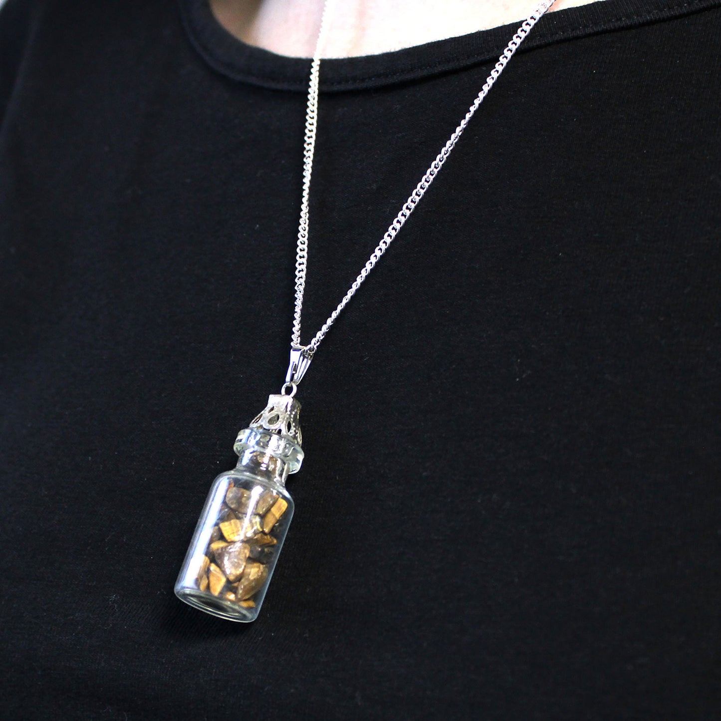 Bottled Gemstones Necklace (Variants)