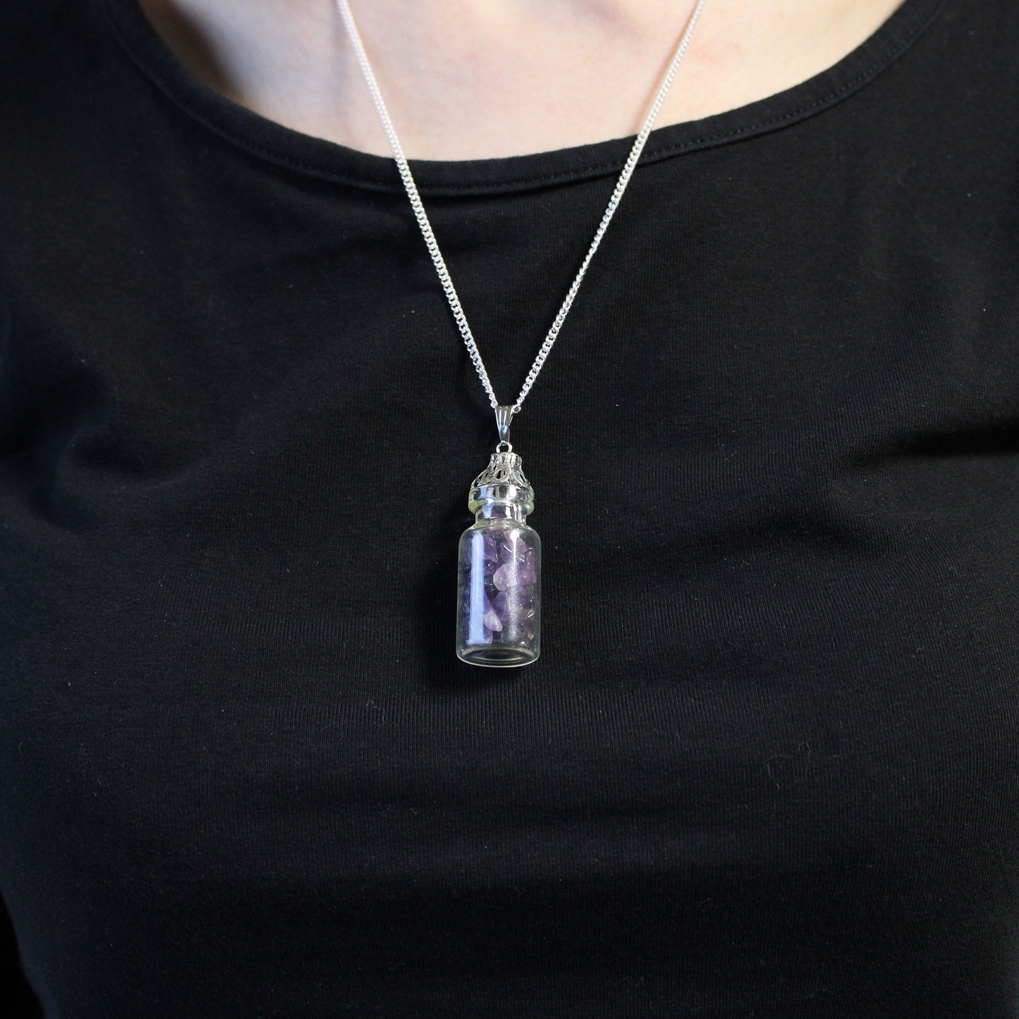 Bottled Gemstones Necklace (Variants)