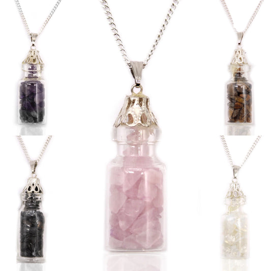 Bottled Gemstones Necklace (Variants)