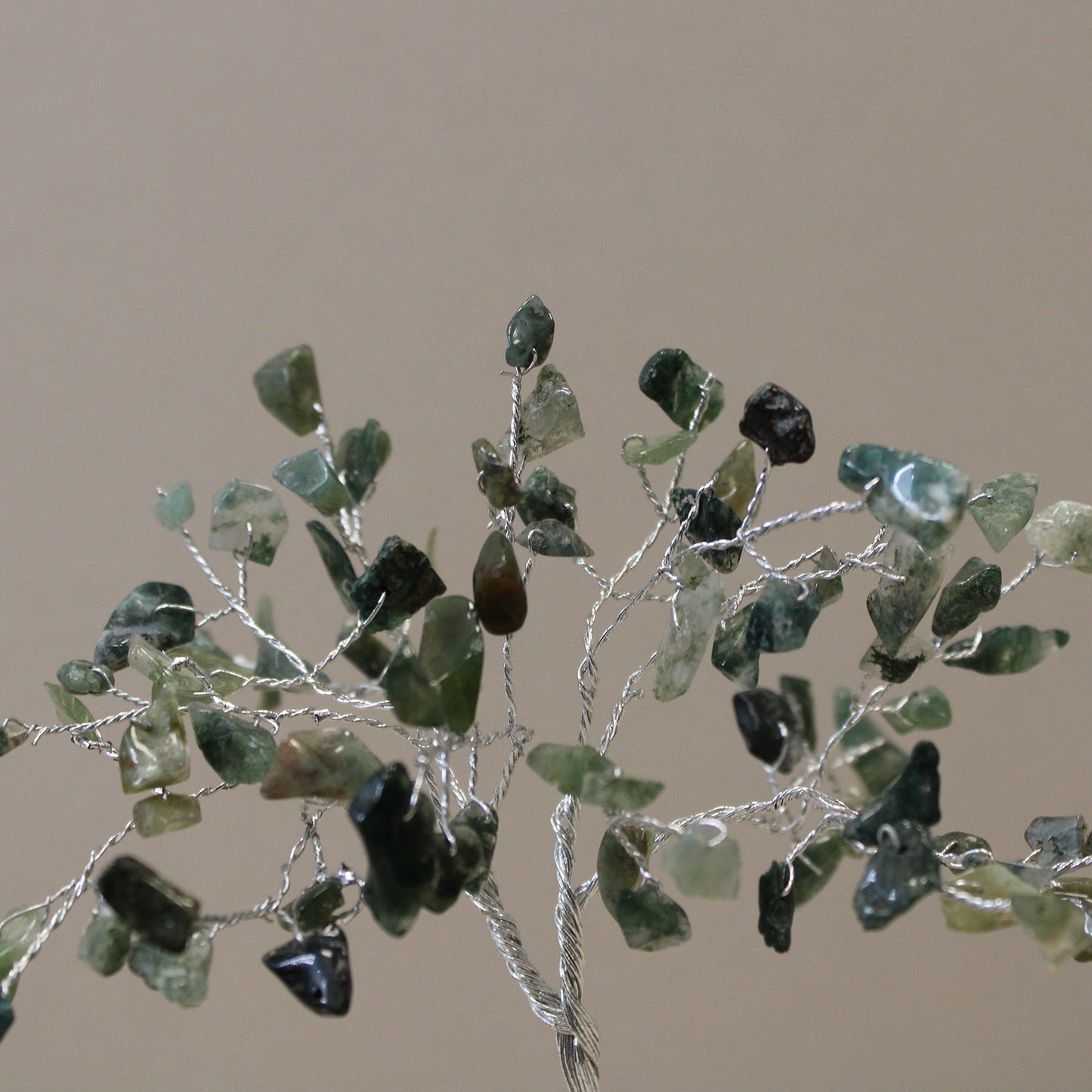 Moss Agate Gemstone Tree