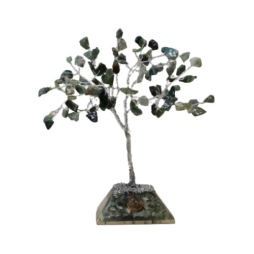 Moss Agate Gemstone Tree