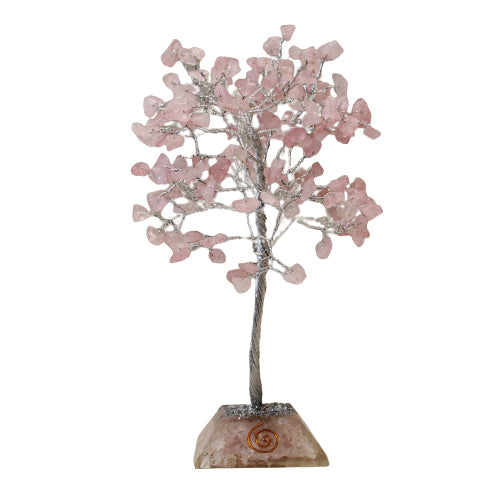 Rose Quartz Gemstone Tree