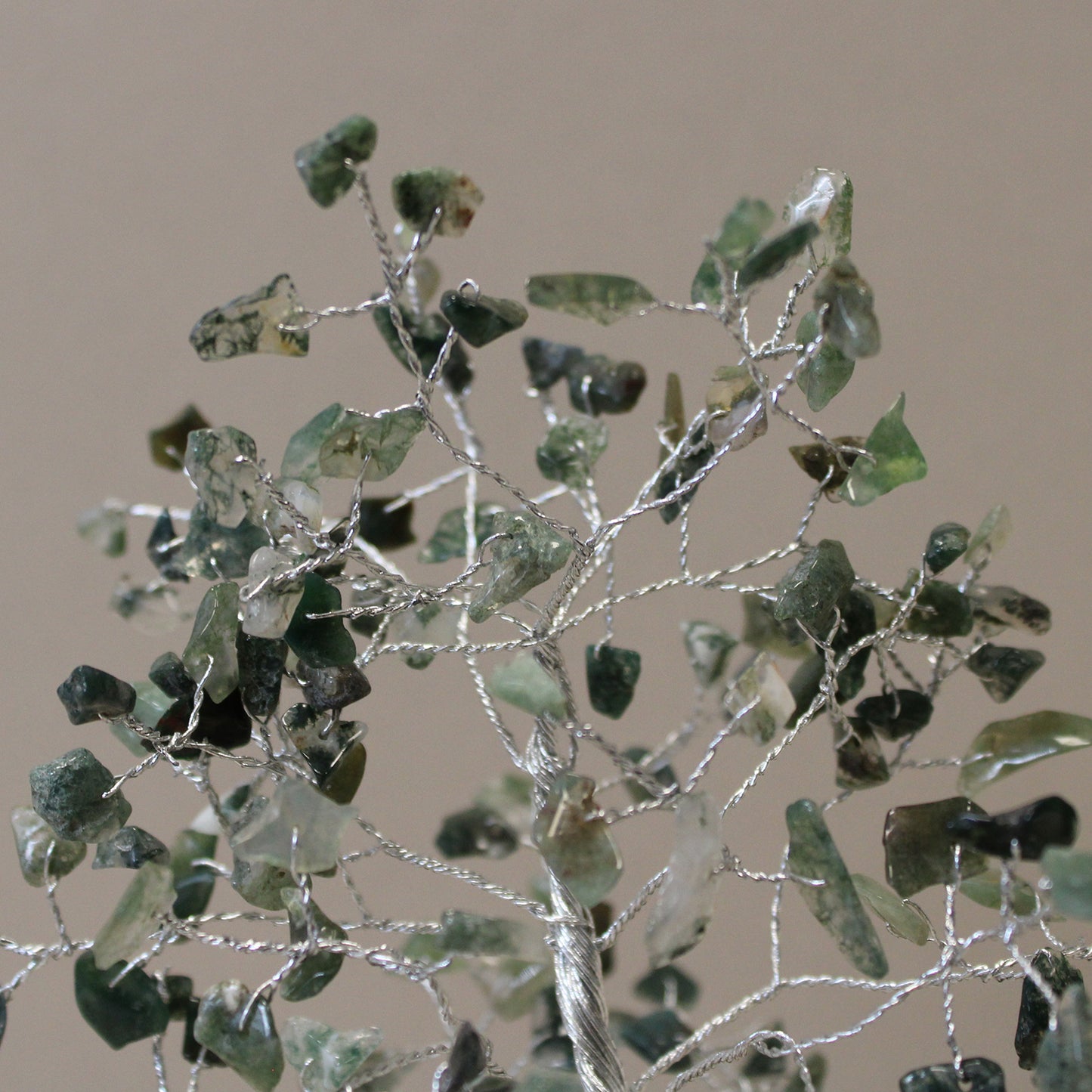 Moss Agate Gemstone Tree