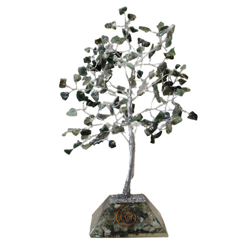 Moss Agate Gemstone Tree