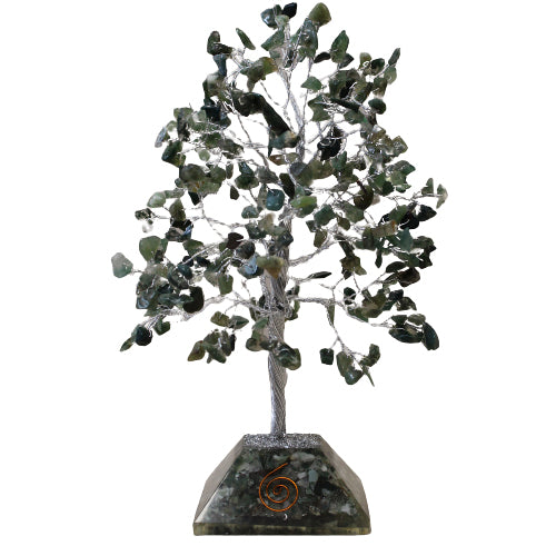 Moss Agate Gemstone Tree